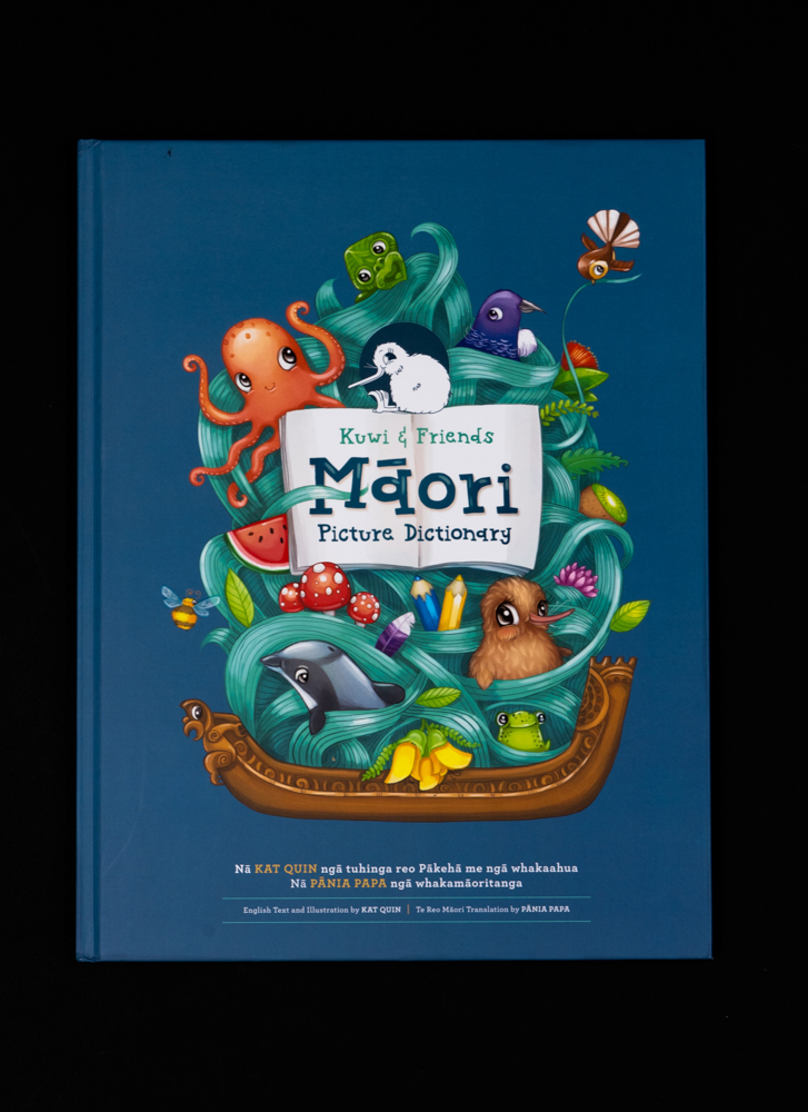 Kuwi & Friends Maori Picture Dictionary HC258