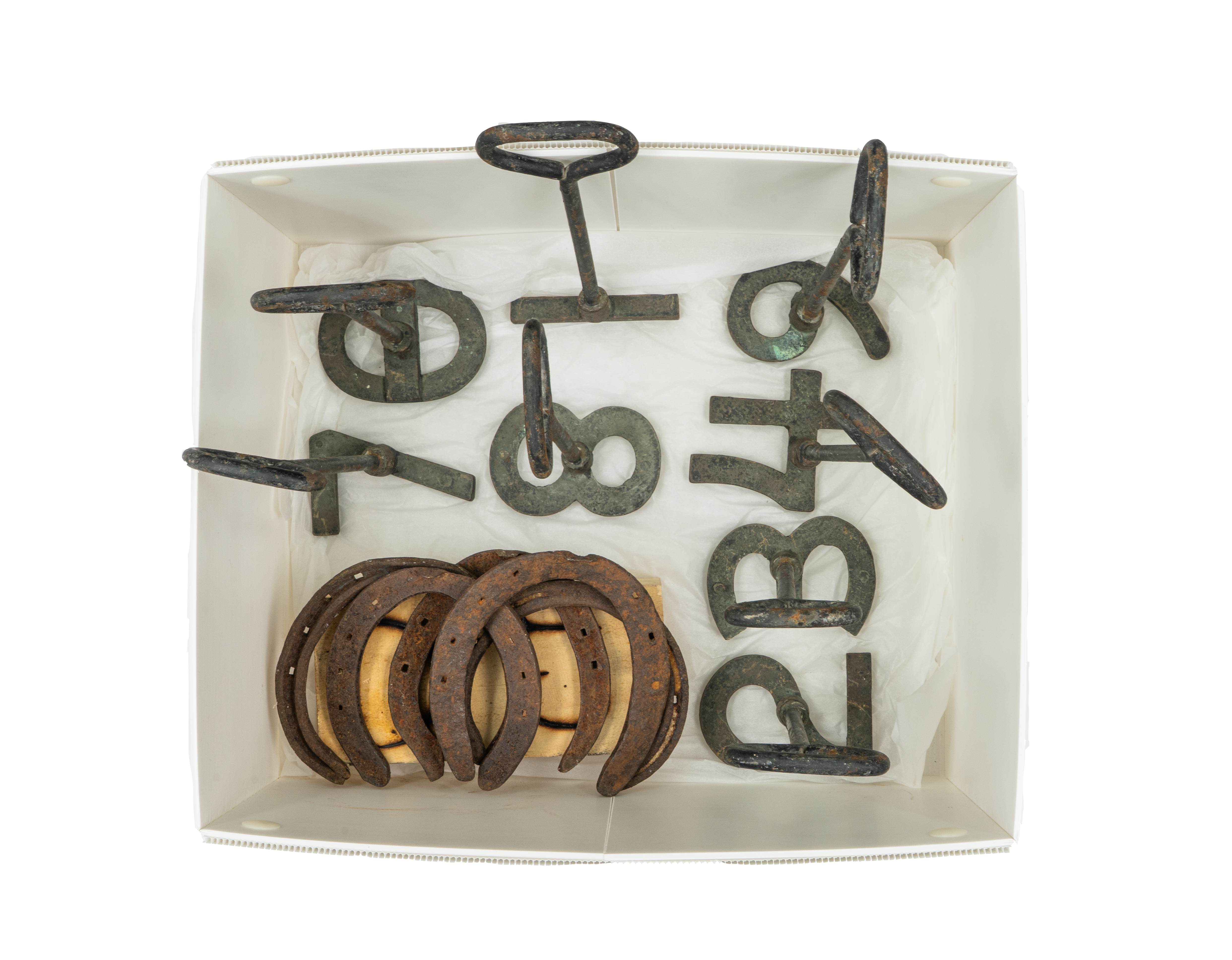 Branding Irons and Horse Shoes HC198